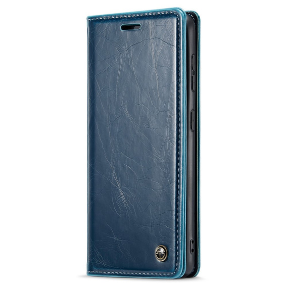 CASEME flip case for Samsung Galaxy S21 FE, Waxy Textublue, blue