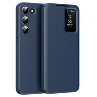 Flip case for Samsung Galaxy S23, Smart View Wallet, blue