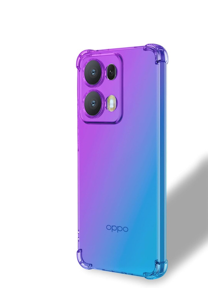 Case for Oppo Reno 13 Pro, Gradient Dropproof, Purple / blue