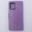 Flip case for Motorola Moto G54 5G, Butterfly, purple