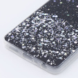 Case for Oppo A58 4G, Glittery, black