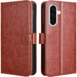 Flip case for Samsung Galaxy A56, Crazy Horse Wallet, brown