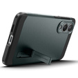 Spigen case for Samsung Galaxy A36 5G, Tough Armor Mag MagSafe, black + 9H Tempered Glass
