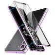 Case for Samsung Galaxy S23, Magnetic Dual Glass, purple