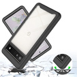 Case for Google Pixel 6a, Shockproof, with film, black