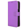 Flip case for Samsung Galaxy M15 5G, Wallet Smart Magnet, purple