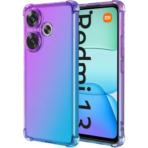 Case for Xiaomi Redmi 13, Gradient Dropproof, Purple / blue