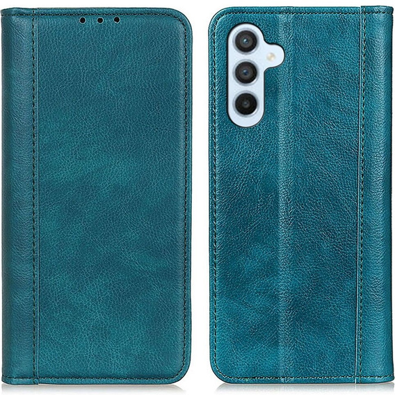 Case for Google Pixel 8 Pro, Wallet Litchi Leather, green