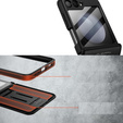 Case for Samsung Galaxy ZFlip 5, Suritch Full Body, black