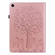 Flap case for Huawei MatePad SE 10.4, tree, pink rose gold