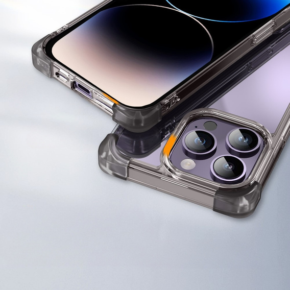 Case for iPhone 14 Pro, ERBORD CornerShield, black