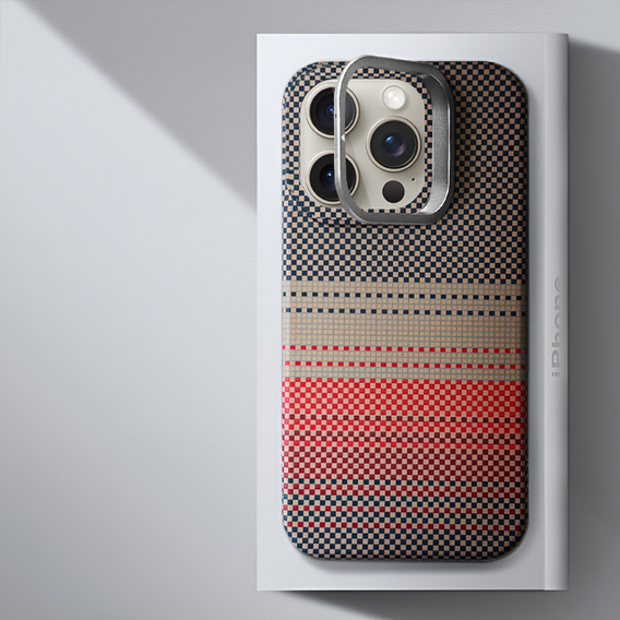 Case for iPhone 16 Pro Max, Frame Kickstand, for MagSafe, Sunset Grey