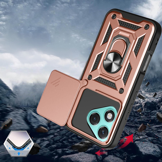Case for Honor 400 Lite, CamShield Slide, pink
