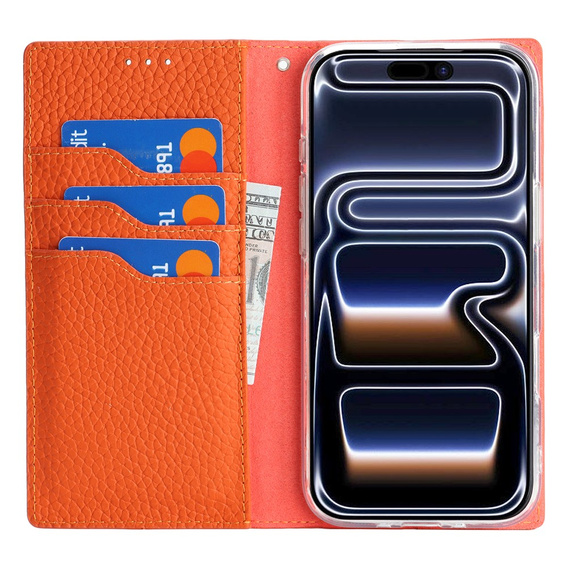 Litchi Skin Grain flip case for iPhone 17 Pro Max