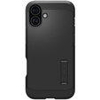 Spigen case for iPhone 16 Plus, Tough Armor Mag MagSafe, black + 9H Tempered Glass