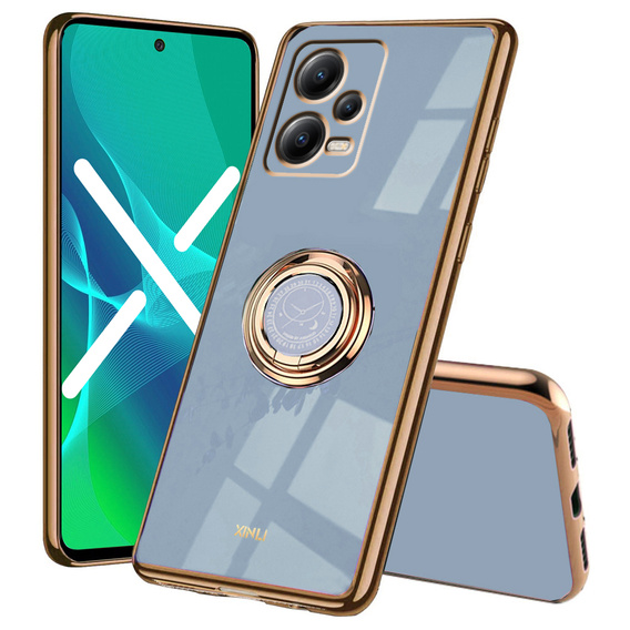 Case for POCO X5 Pro 5G, Electro Ring, blue