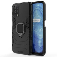 Case for Realme 7 5G, Kickstand Ring, black