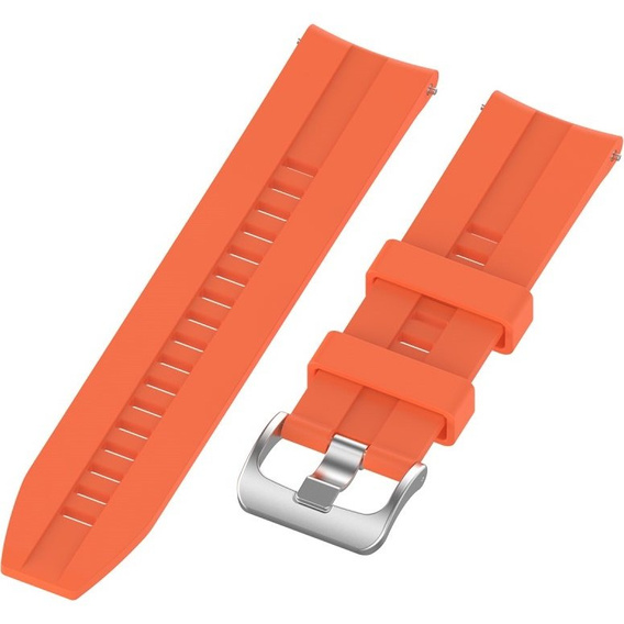 22mm Silicone strap with buckle for Huawei Watch GT / Watch GT2 - White