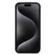 Case for iPhone 15 Pro, Aramid Fiber Cover, black