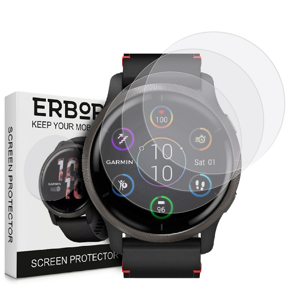 3x ERBORD hydrogel film for Garmin Venu 2