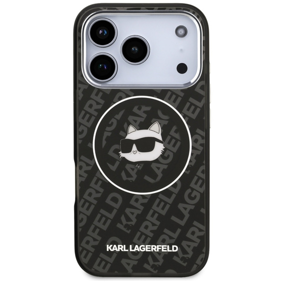 Karl Lagerfeld IML Choupette Head Logo MagSafe Case for iPhone 17 Pro Max