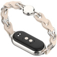 Stainless Steel Watch Strap with Protective Case for Apple Watch, Silver