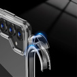 Case for Samsung Galaxy A35 5G, Fusion Hybrid, for MagSafe, transparent