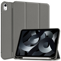 Case for iPad 10.9 2022 10 Gen, Smart Pencil, with space for stylus, grey