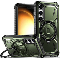 Case for Samsung Galaxy S23 Plus, Heavy Duty Ring, green