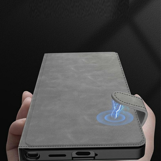 Flip case for Samsung Galaxy S25 Ultra, GKK Card Slot Wallet, black