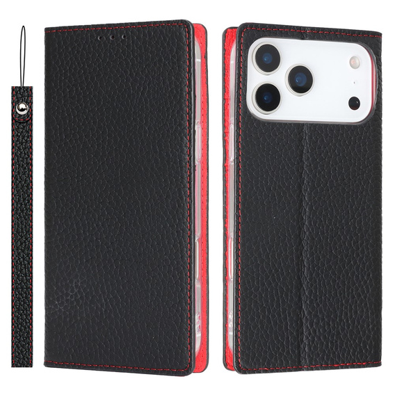 Litchi Skin Grain flip case for iPhone 17 Pro Max