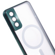 Magnetic Dual Glass MagSafe case for Samsung Galaxy S21+ Plus, green