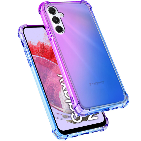 Case for Samsung Galaxy M34 5G, Gradient Dropproof, Purple / blue