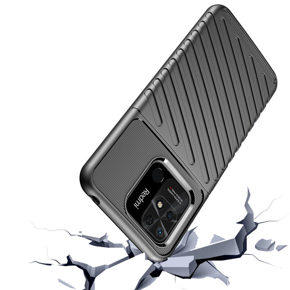Case for Xiaomi Redmi 10C, Thunder, black