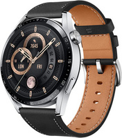 Universal Leather Strap for watches with a 22 mm strap width, black