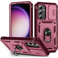Case for Samsung Galaxy S23 FE, CamShield Slide, pink / red