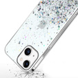 Case for iPhone 13 Mini, Glittery, blue