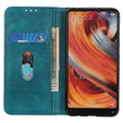 Case for Xiaomi Redmi Note 13 Pro+, Wallet Litchi Leather, green