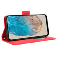 Flip case for Samsung Galaxy M35, Card Slot, red