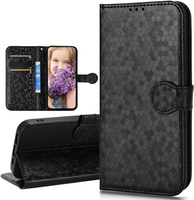 Flip case for Samsung Galaxy M15 5G, Wallet Rhombus, black