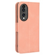 Flip case for Honor 70 5G, Card Slot, pink