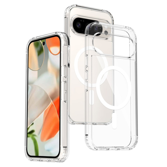Case for Google Pixel 9 Pro XL, Fusion Hybrid, for MagSafe, transparent