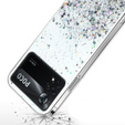 Case for Xiaomi Poco X4 Pro 5G, Glittery, transparent
