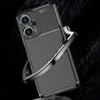 Case for Poco F5 5G, Carbon Gel, black