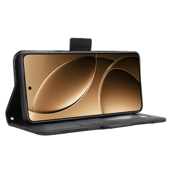 Flip case for Xiaomi Poco F7 Pro, Card Slot, black