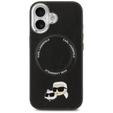 Karl Lagerfeld Karl & Choupette Heads Pins & Logo MagSafe Case for iPhone 17