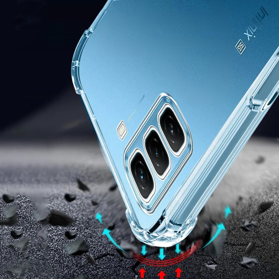 Case for Infinix Hot 50 4G, Dropproof, transparent