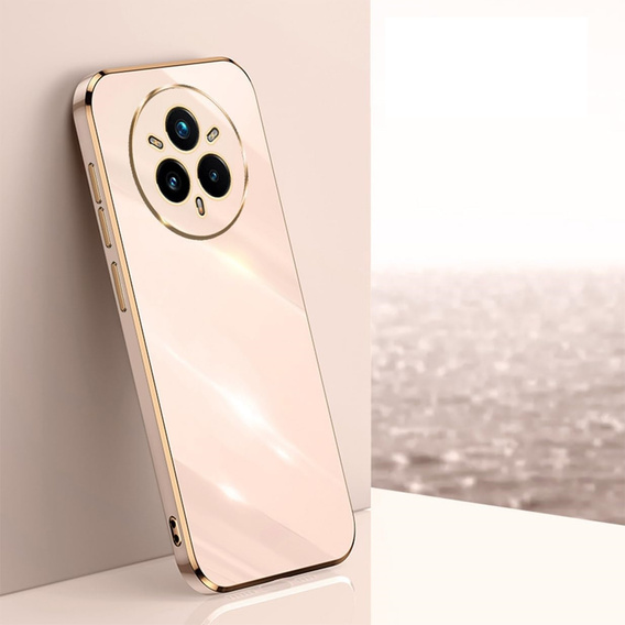 Case for Realme 14 Pro 5G, Glamour CamShield, pink rose gold