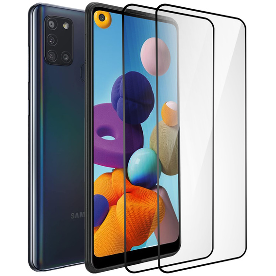 2x Ceramic ERBORD Hybrid Glass for Samsung Galaxy A21S