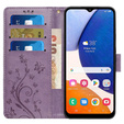Flip case for Samsung Galaxy S23 FE, Butterfly, purple